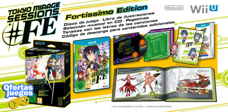 que lleva la fortissimo edition especial limitada de Tokyo Mirage Sessions FE